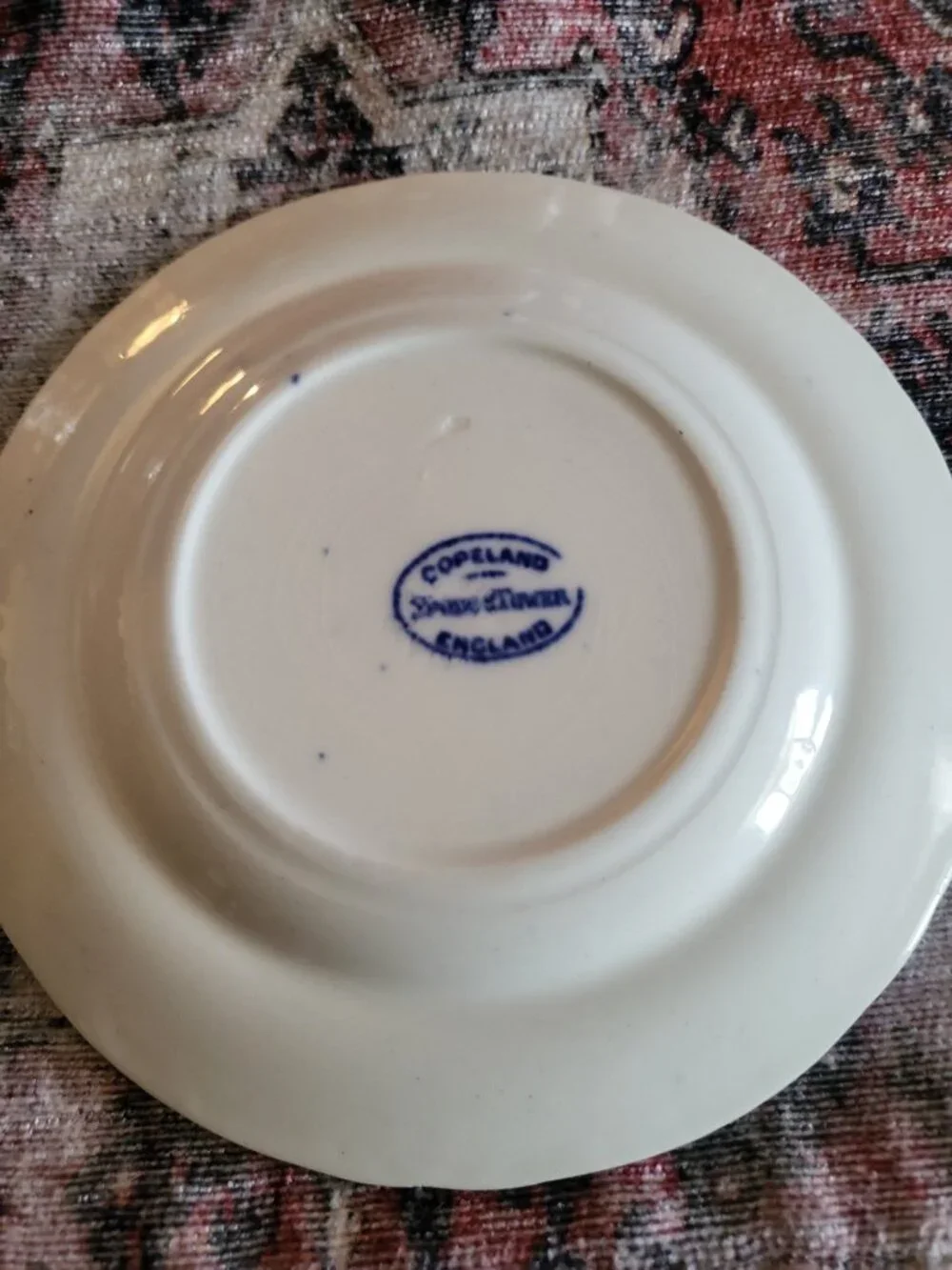 Vibrant Blue copeland spode tower saucer